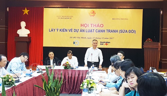 Dự thảo Luật Cạnh tranh sửa đổi: Cần bảo đảm và nâng cao năng lực cạnh tranh (07/02/2018)